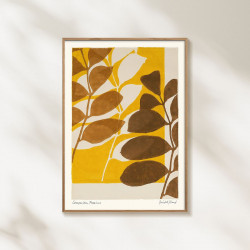 Printed Plant - Fraxinus II, Large, Black wood [Display]